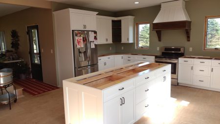 White Cabinet Kitchen  by Crosby Fine Cabinetry Belle Plaine MN