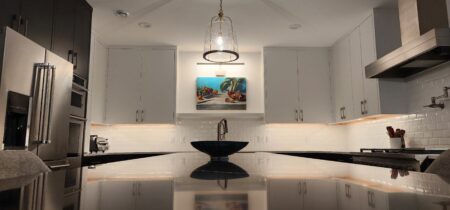cabinet reflection detail by Crosby Fine Cabinetry Belle Plaine MN