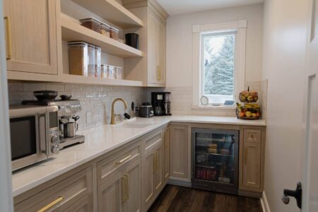 whitewashed rift white oak cabinetry prior lake, mn by Crosby Fine Cabinetry Belle Plaine MN